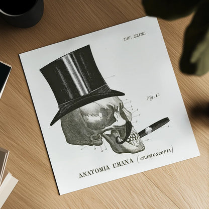 Dandy Bones III by Sue Schlabach. Shown as a detailed flat fine art print, highlighting archival giclee quality. Available as an archival giclee rolled canvas, fine art paper, or poster print. SKU 21820a.