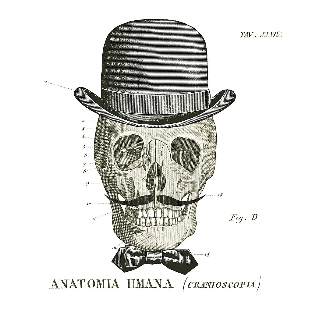 Dandy Bones IV by Sue Schlabach. SKU 21821a. Archival Giclee Fine art print for wall decor.