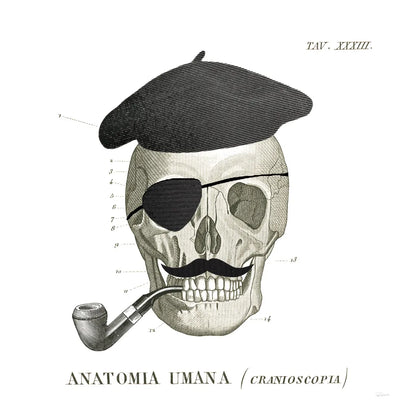 Dandy Bones VI by Sue Schlabach. SKU 36815a. Archival Giclee Fine art print for wall decor.