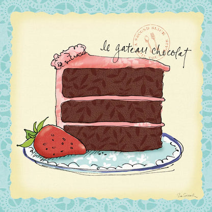Dessert Please I by Sue Schlabach. SKU 31790a. Archival Giclee Fine art print for wall decor.