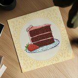 Dessert Please I v2 by Sue Schlabach. Shown as a detailed flat fine art print, highlighting archival giclee quality. Available as an archival giclee rolled canvas, fine art paper, or poster print. SKU 100791a.