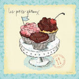 Dessert Please II by Sue Schlabach. SKU 31791a. Archival Giclee Fine art print for wall decor.