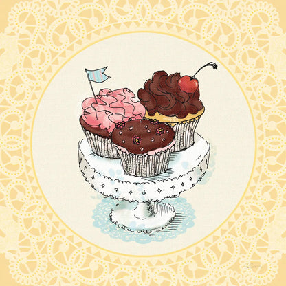 Dessert Please II v2 by Sue Schlabach. SKU 100792a. Archival Giclee Fine art print for wall decor.