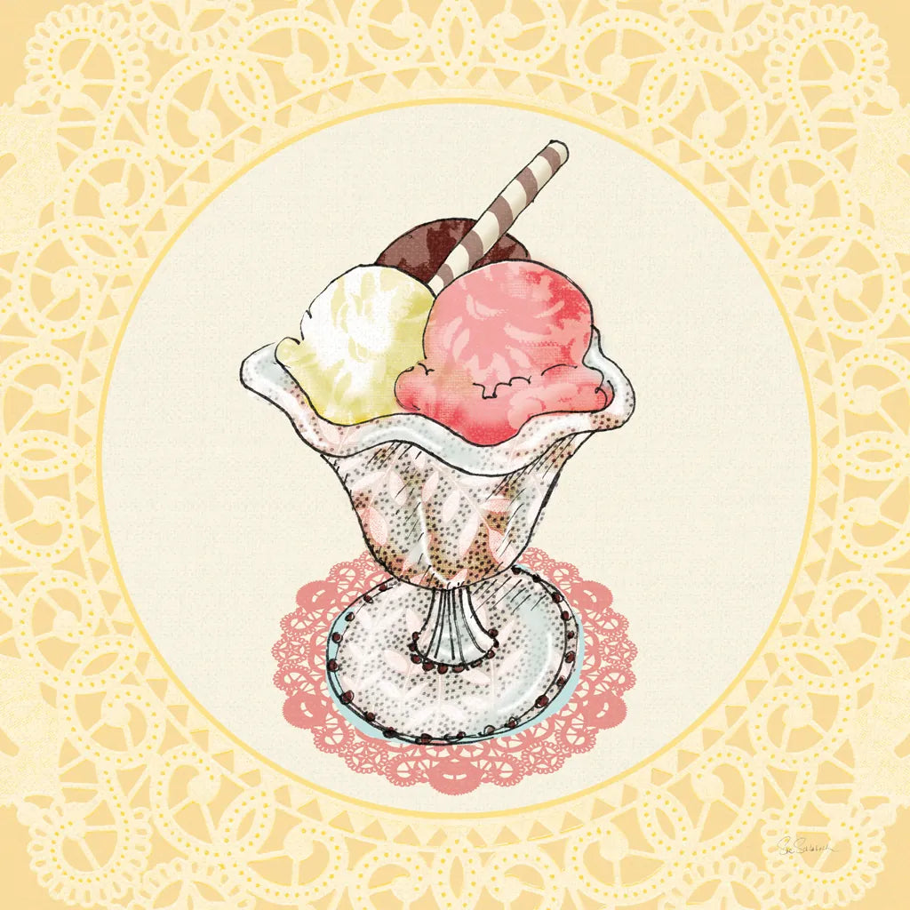 Dessert Please III v2 by Sue Schlabach. SKU 100793a. Archival Giclee Fine art print for wall decor.