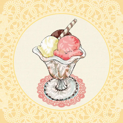 Dessert Please III v2 by Sue Schlabach. SKU 100793a. Archival Giclee Fine art print for wall decor.