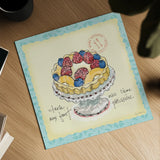 Dessert Please IV by Sue Schlabach. Shown as a detailed flat fine art print, highlighting archival giclee quality. Available as an archival giclee rolled canvas, fine art paper, or poster print. SKU 31793a.
