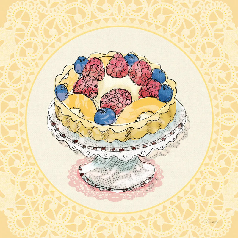 Dessert Please IV v2 by Sue Schlabach. SKU 100794a. Archival Giclee Fine art print for wall decor.