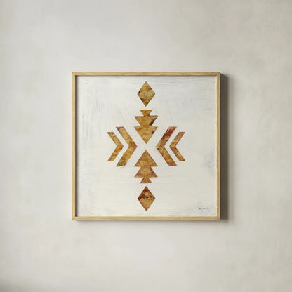Directional I by Sue Schlabach. Shown in a natural wood glass frame for a timeless modern aesthetic. Available as an archival giclee rolled canvas, fine art paper, or poster print. SKU 61143a.