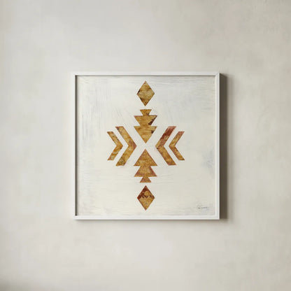 Directional I by Sue Schlabach. Shown in a crisp white glass frame for a clean and minimalist style. Available as an archival giclee rolled canvas, fine art paper, or poster print. SKU 61143a.