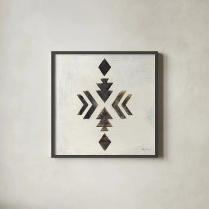 Directional I Black by Sue Schlabach. Shown in a sleek black glass frame for a contemporary gallery look. Available as an archival giclee rolled canvas, fine art paper, or poster print. SKU 61145a.