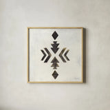 Directional I Black by Sue Schlabach. Shown in a natural wood glass frame for a timeless modern aesthetic. Available as an archival giclee rolled canvas, fine art paper, or poster print. SKU 61145a.