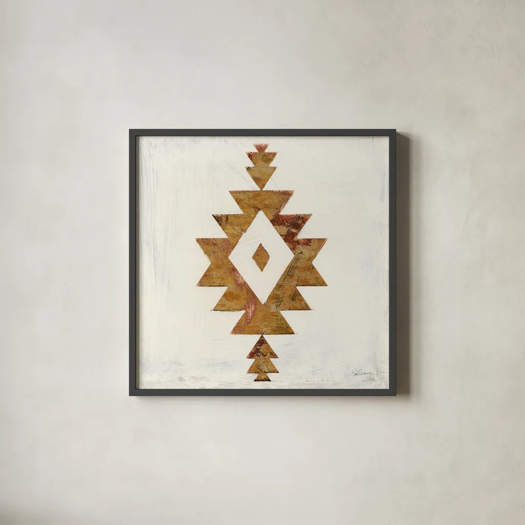 Directional II by Sue Schlabach. Shown in a sleek black glass frame for a contemporary gallery look. Available as an archival giclee rolled canvas, fine art paper, or poster print. SKU 61144a.