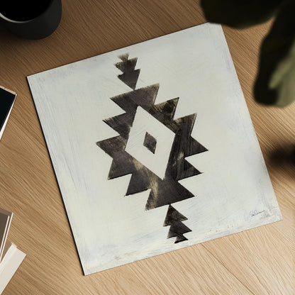 Directional II Black by Sue Schlabach. Shown as a detailed flat fine art print, highlighting archival giclee quality. Available as an archival giclee rolled canvas, fine art paper, or poster print. SKU 61146a.