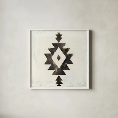 Directional II Black by Sue Schlabach. Shown in a crisp white glass frame for a clean and minimalist style. Available as an archival giclee rolled canvas, fine art paper, or poster print. SKU 61146a.