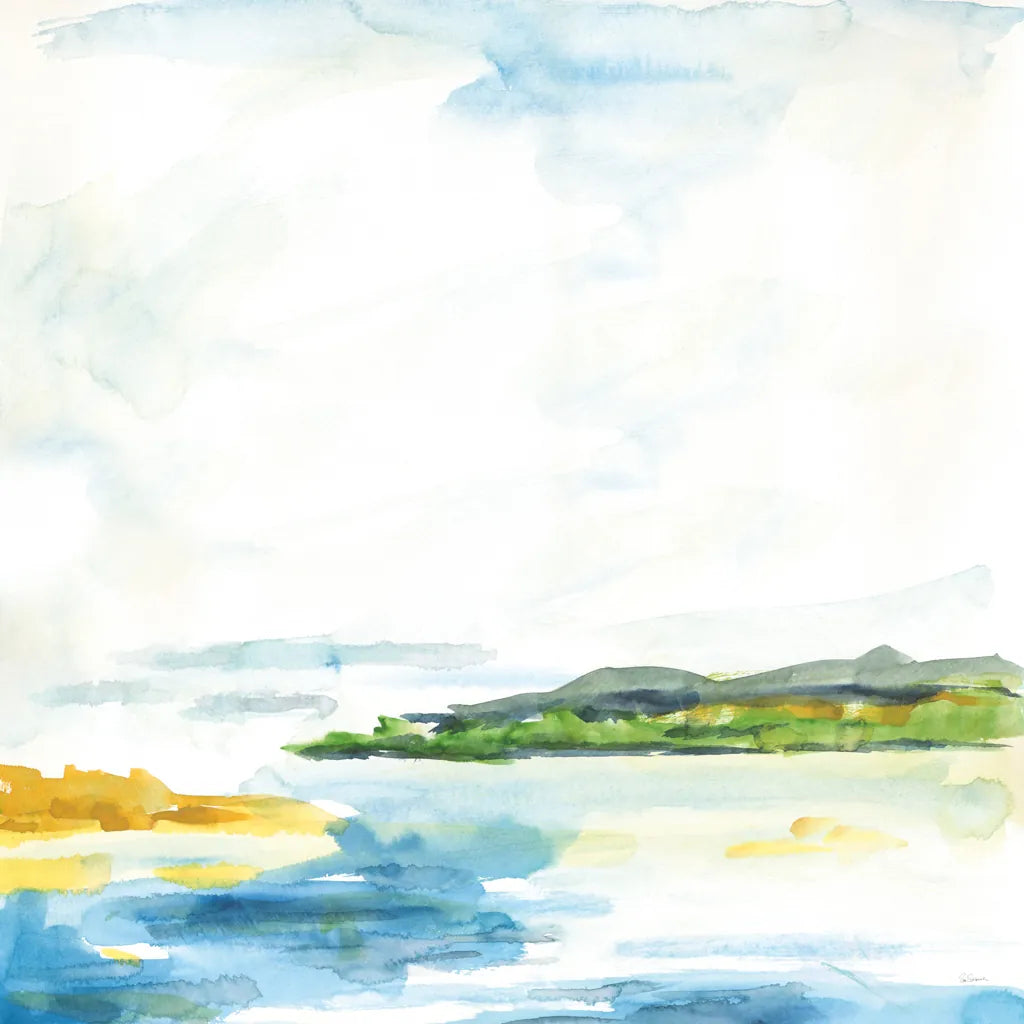 Distant Islands by Sue Schlabach. SKU 63419a. Archival Giclee Fine art print for wall decor.