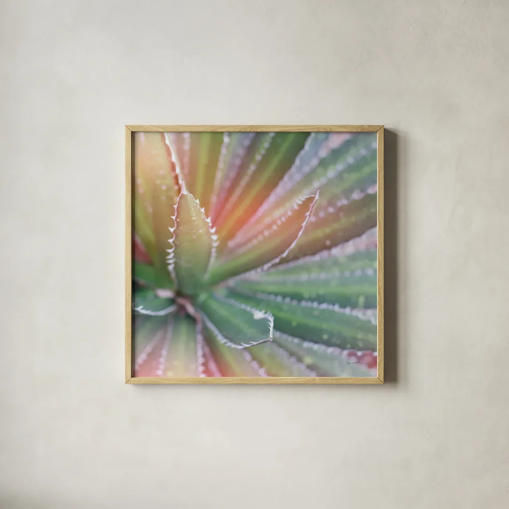 Dream Desert I Crop by Sue Schlabach. Shown in a natural wood glass frame for a timeless modern aesthetic. Available as an archival giclee rolled canvas, fine art paper, or poster print. SKU 35492a.