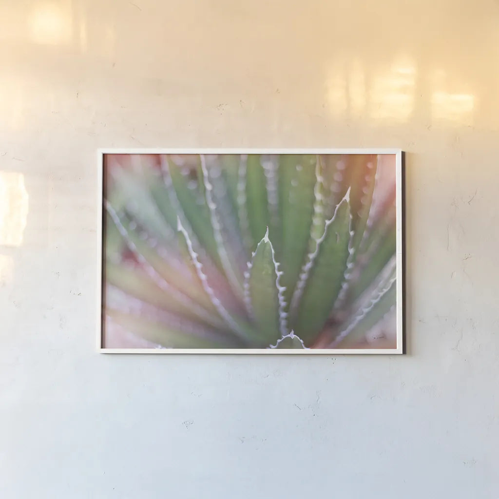 Dream Desert II by Sue Schlabach. shown as a paper print in a white frame. Available as a archival giclee rolled canvas, fine art paper, or poster print. SKU 35493i.