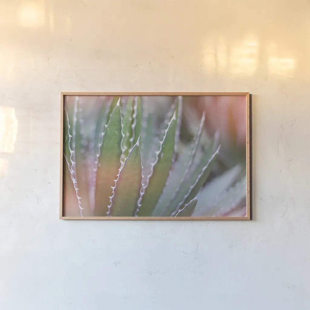 Dream Desert III by Sue Schlabach. shown as a paper print in a natural frame. Available as a archival giclee rolled canvas, fine art paper, or poster print. SKU 35494i.