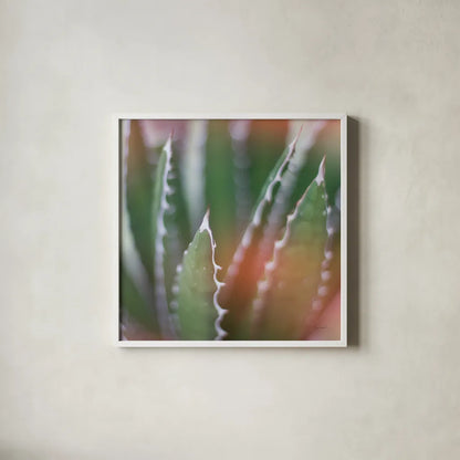 Dream Desert IV Crop by Sue Schlabach. Shown in a crisp white glass frame for a clean and minimalist style. Available as an archival giclee rolled canvas, fine art paper, or poster print. SKU 35495a.