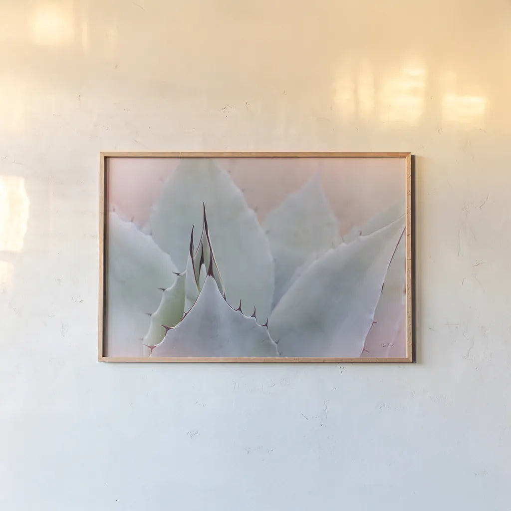 Dream Desert V by Sue Schlabach. shown as a paper print in a natural frame. Available as a archival giclee rolled canvas, fine art paper, or poster print. SKU 35496i.