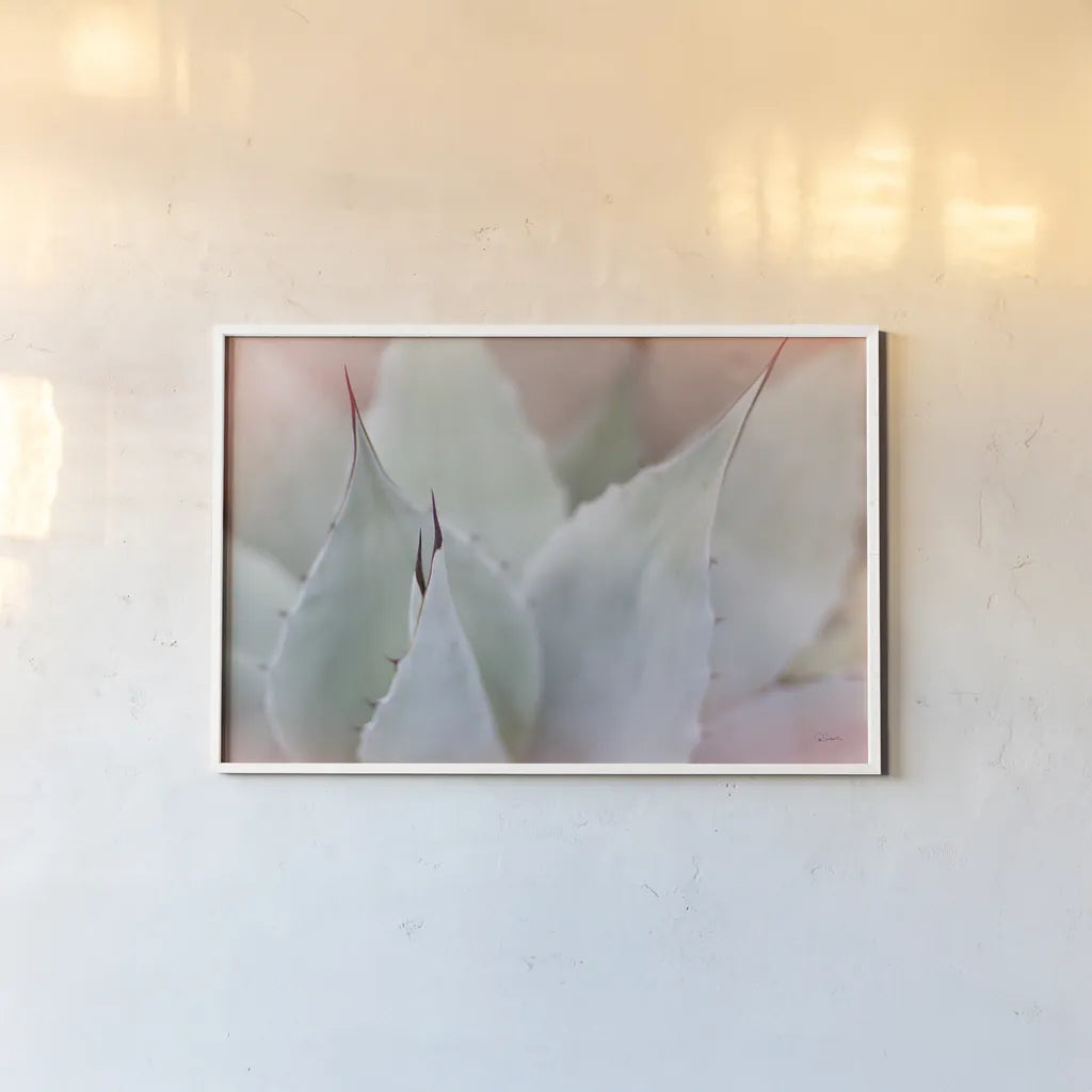 Dream Desert VI by Sue Schlabach. shown as a paper print in a white frame. Available as a archival giclee rolled canvas, fine art paper, or poster print. SKU 35497i.