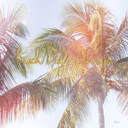 Dream Palm III Beach Days by Sue Schlabach. SKU 36335a. Archival Giclee Fine art print for wall decor.