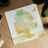 Dream Tree II by Sue Schlabach. Shown as a detailed flat fine art print, highlighting archival giclee quality. Available as an archival giclee rolled canvas, fine art paper, or poster print. SKU 28258a.