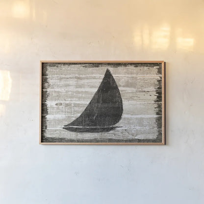 Driftwood Coast I by Sue Schlabach. shown as a paper print in a natural frame. Available as a archival giclee rolled canvas, fine art paper, or poster print. SKU 48728i.