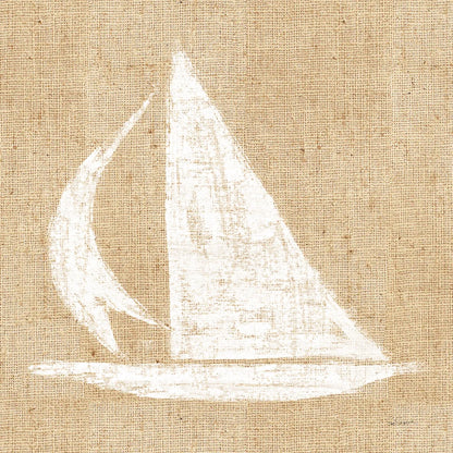 Driftwood Coast II White Burlap by Sue Schlabach. SKU 61117a. Archival Giclee Fine art print for wall decor.