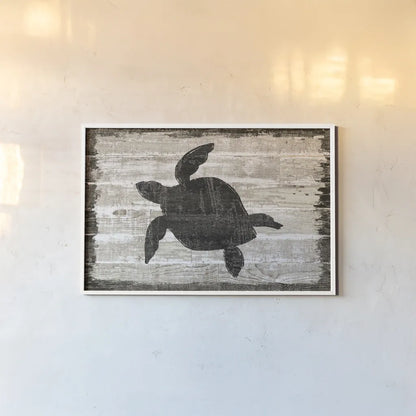 Driftwood Coast III by Sue Schlabach. shown as a paper print in a white frame. Available as a archival giclee rolled canvas, fine art paper, or poster print. SKU 48730i.