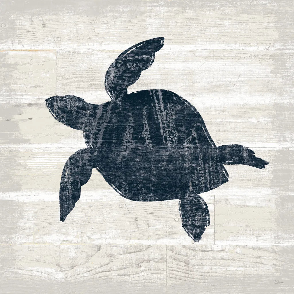 Driftwood Coast III Blue by Sue Schlabach. SKU 62600a. Archival Giclee Fine art print for wall decor.