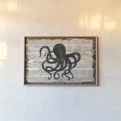 Driftwood Coast IV by Sue Schlabach. shown as a paper print in a natural frame. Available as a archival giclee rolled canvas, fine art paper, or poster print. SKU 48731i.