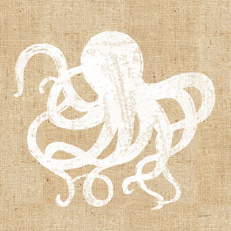 Driftwood Coast IV White Burlap by Sue Schlabach. SKU 61119a. Archival Giclee Fine art print for wall decor.