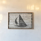 Driftwood Coast Scripture II by Sue Schlabach. shown as a paper print in a natural frame. Available as a archival giclee rolled canvas, fine art paper, or poster print. SKU 48733i.