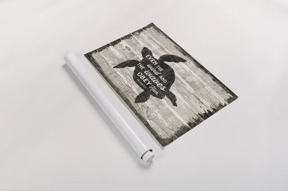 Driftwood Coast Scripture III by Sue Schlabach. shown as a rolled paper print. Available as archival giclee rolled canvas, fine art paper, or poster print. SKU 48734i.