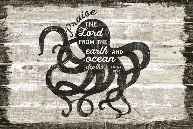 Driftwood Coast Scripture IV by Sue Schlabach. SKU 48735i. Archival Giclee Fine art print for wall decor.