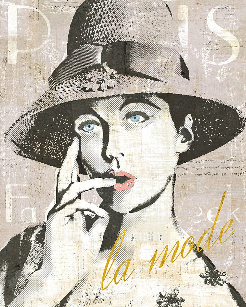 Fashion Week Paris Halftone IV by Sue Schlabach