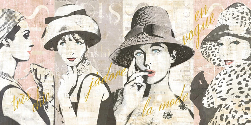 Fashion Week Paris Halftone V by Sue Schlabach
