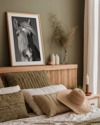 Feeding Time v2 by Sue Schlabach. shown as a paper print in a natural frame. Available as a archival giclee rolled canvas, fine art paper, or poster print. SKU 58272h.