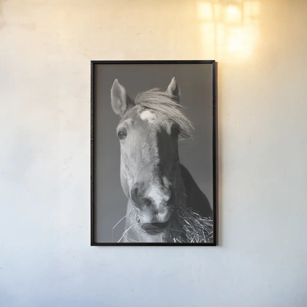 Feeding Time v2 by Sue Schlabach. shown as a paper print in a black flame. Available as a archival giclee rolled canvas, fine art paper, or poster print. SKU 58272h.