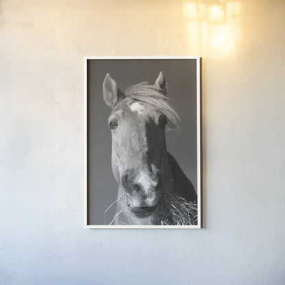 Feeding Time v2 by Sue Schlabach. shown as a paper print in a white frame. Available as a archival giclee rolled canvas, fine art paper, or poster print. SKU 58272h.