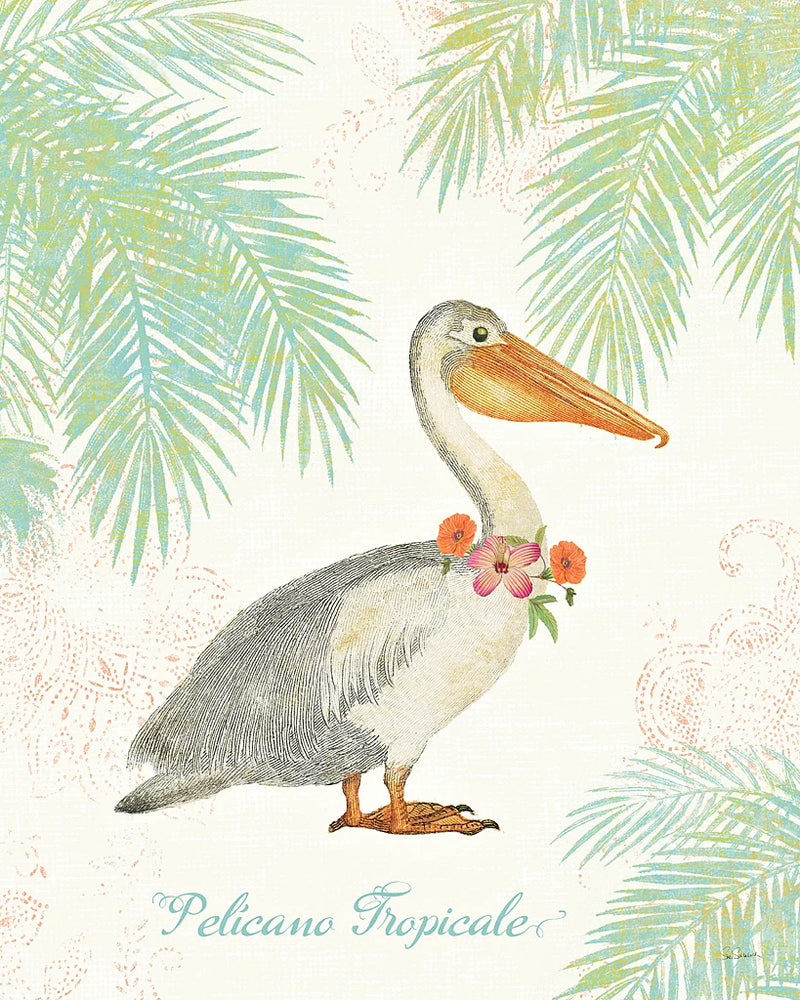 Flamingo Tropicale I by Sue Schlabach