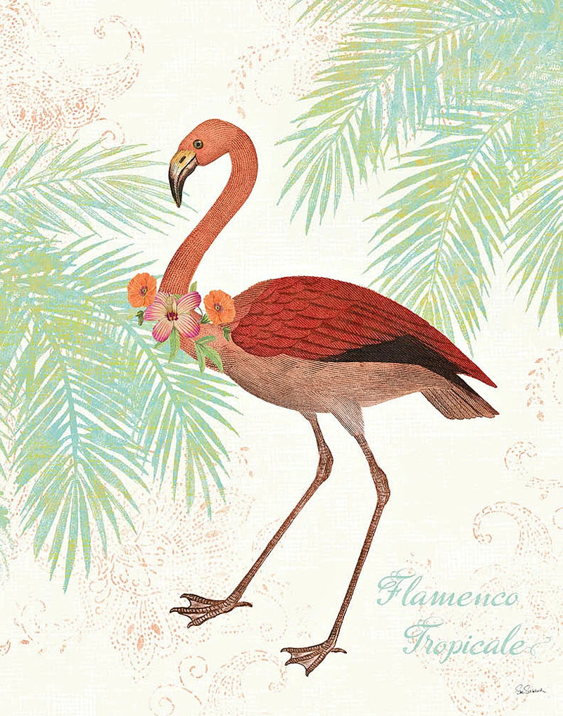 Flamingo Tropicale II by Sue Schlabach
