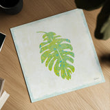 Flamingo Tropicale VII by Sue Schlabach. Shown as a detailed flat fine art print, highlighting archival giclee quality. Available as an archival giclee rolled canvas, fine art paper, or poster print. SKU 24977a.