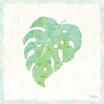 Flamingo Tropicale VIII by Sue Schlabach. SKU 24978a. Archival Giclee Fine art print for wall decor.