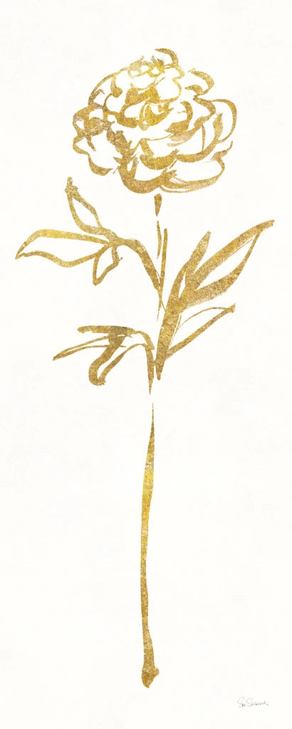 Floral Line II White Gold by Sue Schlabach