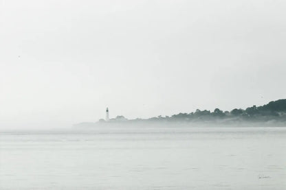 Foggy Lighthouse by Sue Schlabach. SKU 72426i. Archival Giclee Fine art print for wall decor.