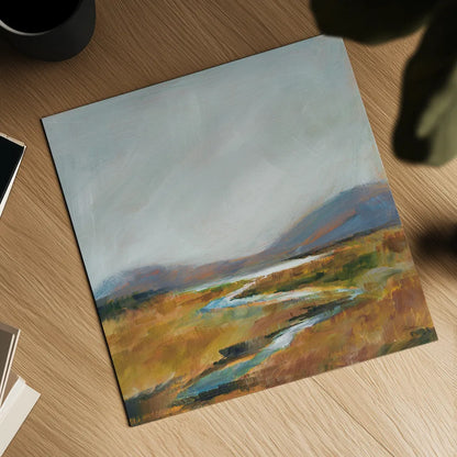 Fragile Wetland by Sue Schlabach. Shown as a detailed flat fine art print, highlighting archival giclee quality. Available as an archival giclee rolled canvas, fine art paper, or poster print. SKU 71539a.