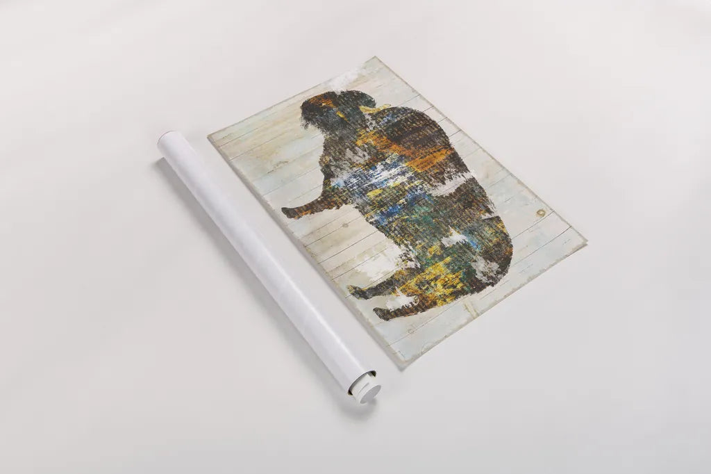 Free Spirit II by Sue Schlabach. shown as a rolled paper print. Available as archival giclee rolled canvas, fine art paper, or poster print. SKU 36515i.