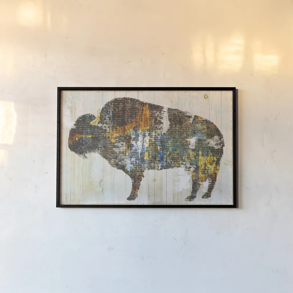 Free Spirit II by Sue Schlabach. shown as a paper print in a black flame. Available as a archival giclee rolled canvas, fine art paper, or poster print. SKU 36515i.